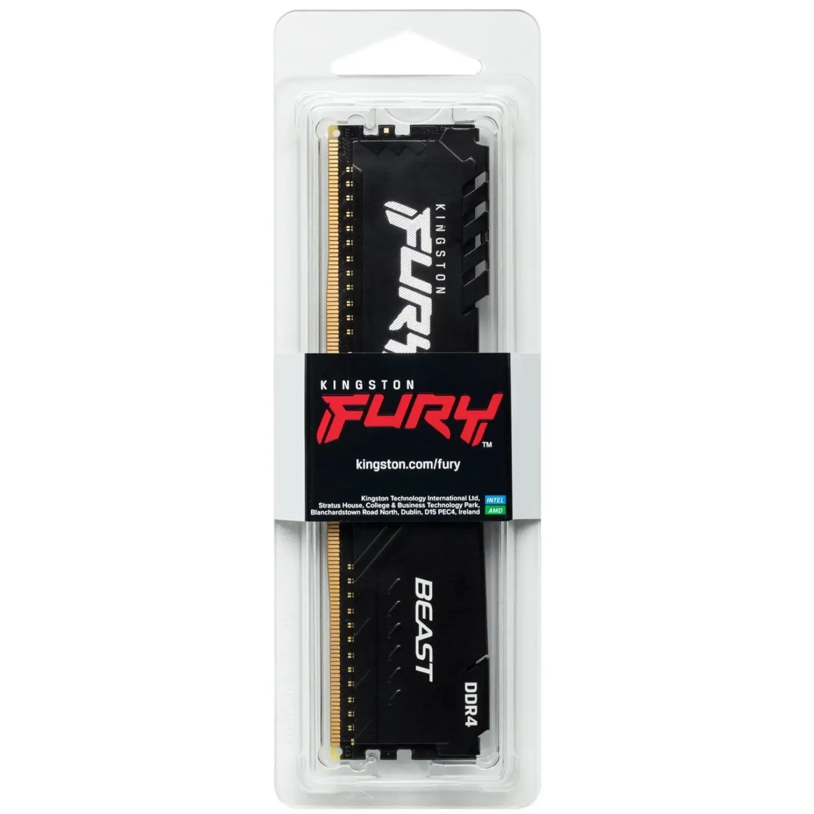 Оперативная память DDR4 32GB/3600 Kingston Fury Beast Black (KF436C18BB/32) UA