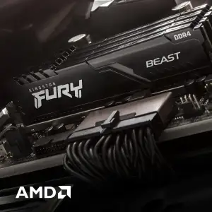 Оперативная память DDR4 32GB/3600 Kingston Fury Beast Black (KF436C18BB/32) UA