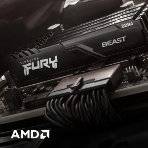 Модуль памяти DDR4 16GB/3200 Kingston Fury Beast Black (KF432C16BB1/16) UA