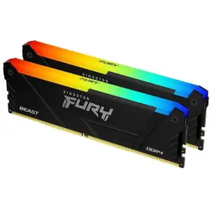 Оперативная память DDR4 2x32GB/3200 Kingston Fury Beast RGB (KF432C16BB2AK2/64) UA