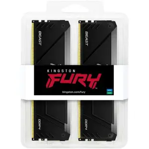 Оперативная память DDR4 2x32GB/3200 Kingston Fury Beast RGB (KF432C16BB2AK2/64) UA
