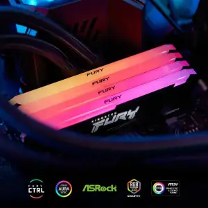 Оперативная память DDR4 2x32GB/3200 Kingston Fury Beast RGB (KF432C16BB2AK2/64) UA