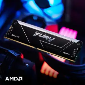 Оперативная память DDR4 2x32GB/3200 Kingston Fury Beast RGB (KF432C16BB2AK2/64) UA