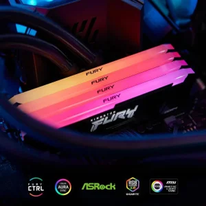 Модуль пам'яті DDR4 2x16GB/3200 Kingston Fury Beast RGB (KF432C16BB12AK2/32) UA