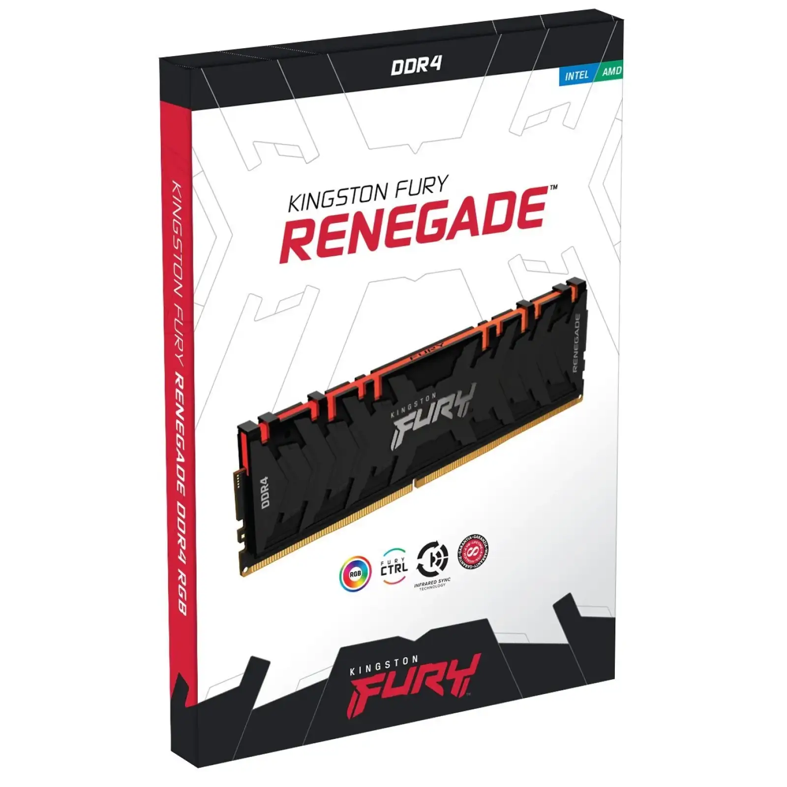 Оперативная память DDR4 2x8GB/4000 Kingston Fury Renegade RGB (KF440C19RB2AK2/16) UA