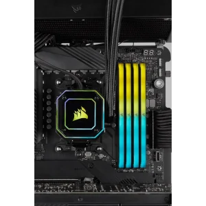 Модуль пам'яті DDR4 2x8GB/3200 Corsair Vengeance RGB RS Black (CMG16GX4M2E3200C16) UA