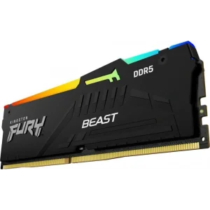 Модуль пам'яті DDR5 2x8GB/5200 Kingston Fury Beast RGB Black (KF552C36BBEAK2-16) UA