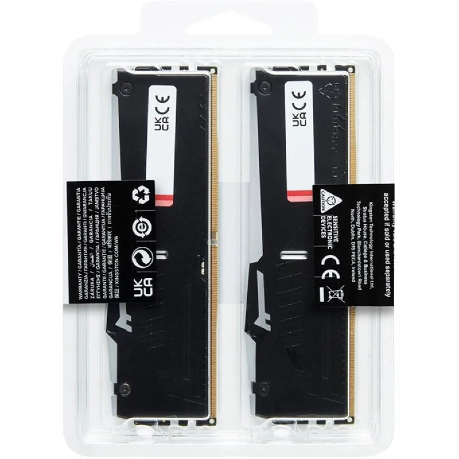 Модуль пам'яті DDR5 2x8GB/5200 Kingston Fury Beast RGB Black (KF552C36BBEAK2-16) UA