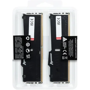 Модуль пам'яті DDR5 2x8GB/5200 Kingston Fury Beast RGB Black (KF552C36BBEAK2-16) UA