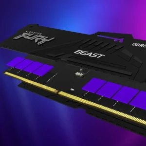 Модуль пам'яті DDR5 2x8GB/5200 Kingston Fury Beast RGB Black (KF552C36BBEAK2-16) UA