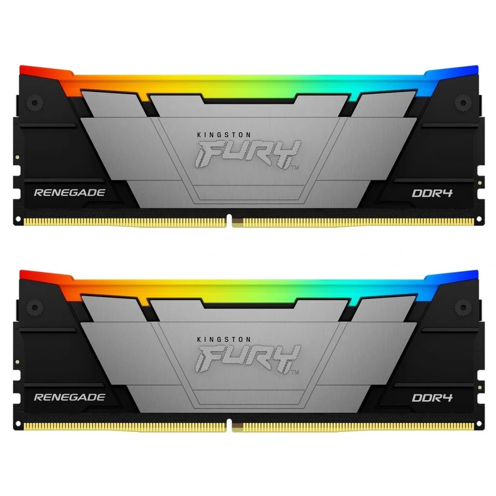 Модуль пам'яті DDR4 2x16GB/3600 Kingston Fury Renegade RGB (KF436C16RB12AK2/32) UA