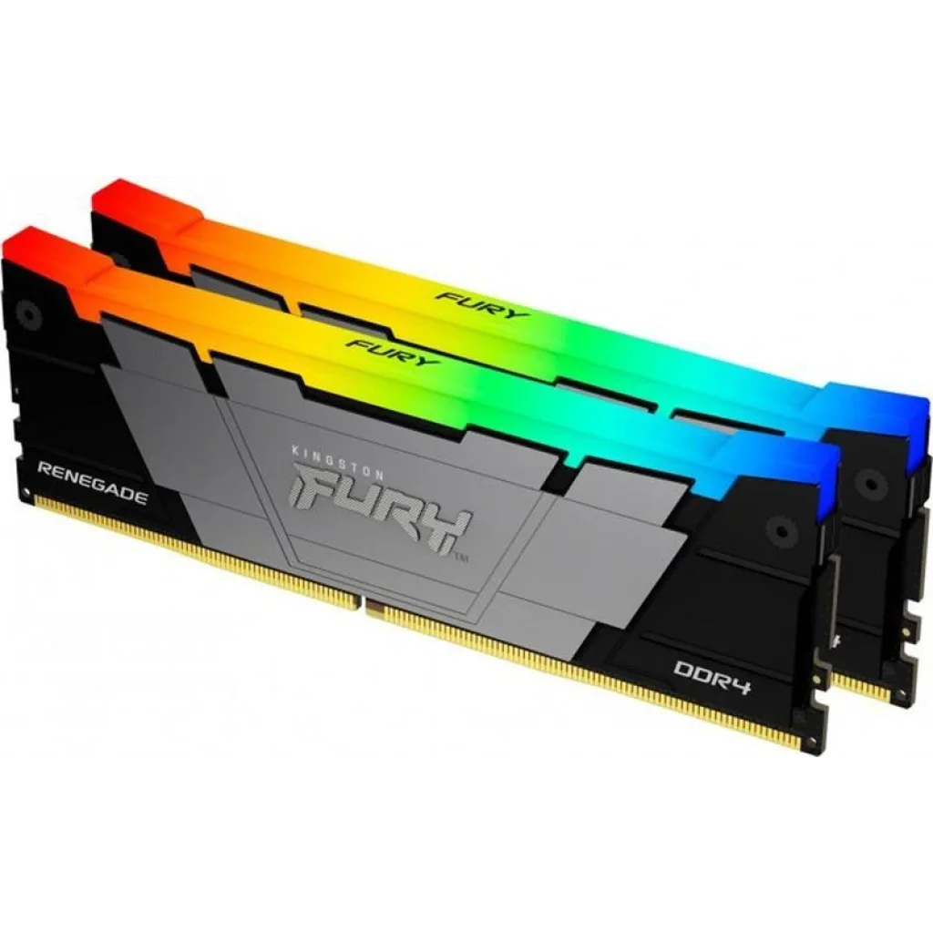 Модуль пам'яті DDR4 2x16GB/3600 Kingston Fury Renegade RGB (KF436C16RB12AK2/32) UA