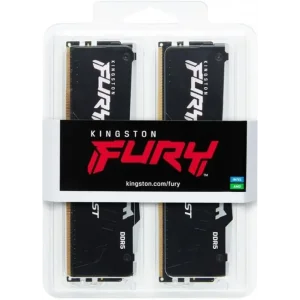 Оперативна пам'ять DDR5 2x16GB/5200 Kingston Fury Beast RGB Black (KF552C40BBAK2-32) UA