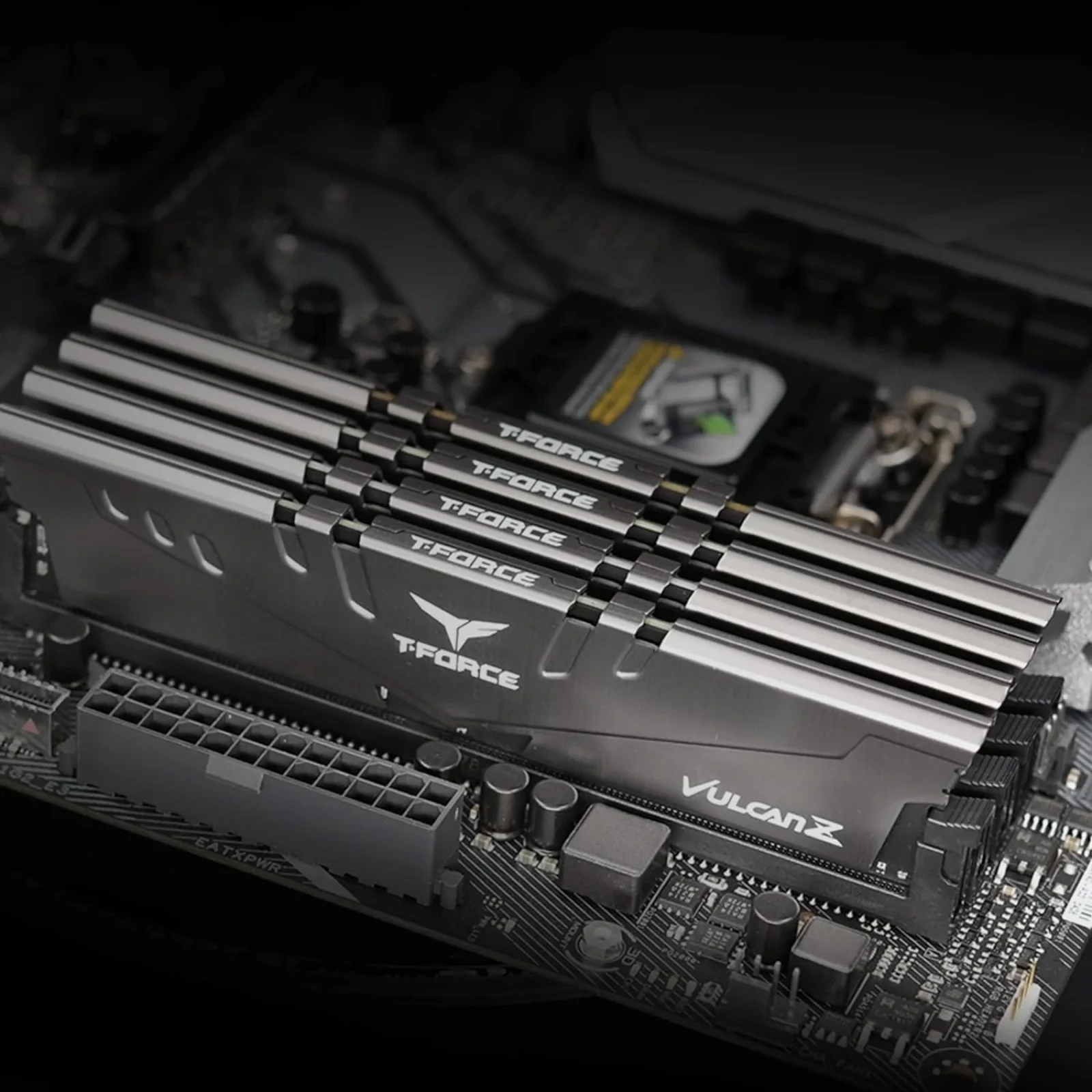 Модуль памяти DDR4 2x8GB/3600 Team T-Force Vulcan Z Gray (TLZGD416G3600HC18JDC01) UA