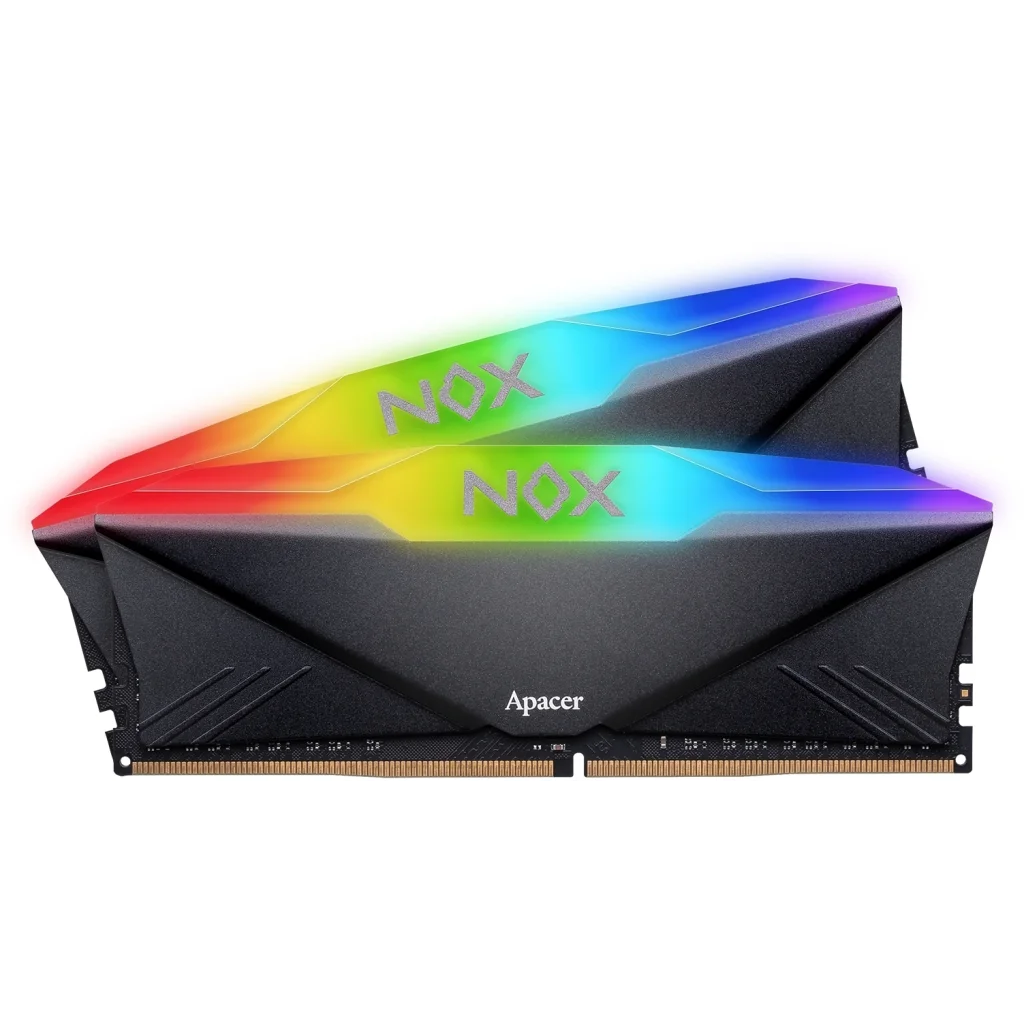 Модуль памяти DDR4 2x16GB/3200 Apacer NOX RGB Black (AH4U32G32C28YNBAA-2) UA