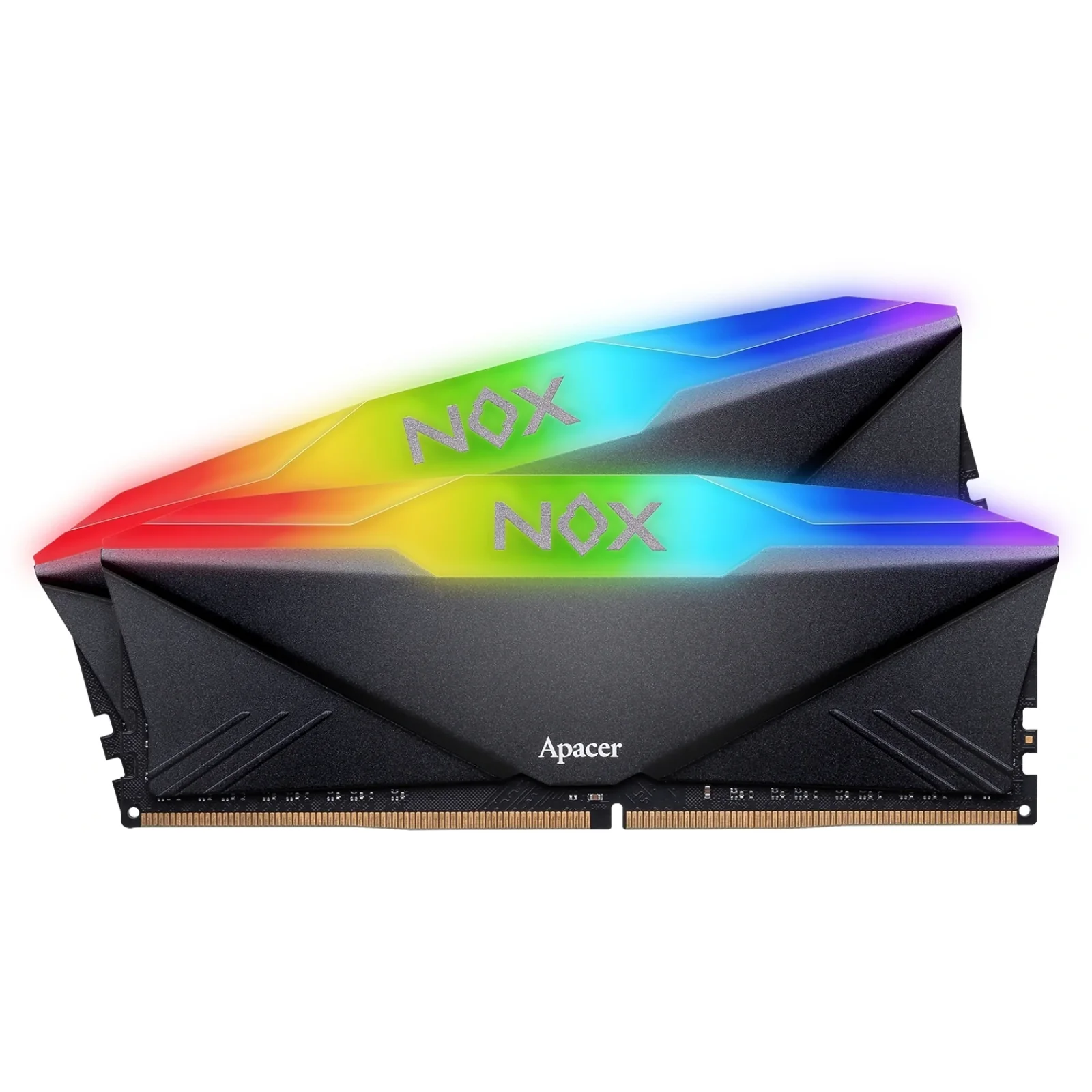 Модуль памяти DDR4 2x16GB/3200 Apacer NOX RGB Black (AH4U32G32C28YNBAA-2) UA