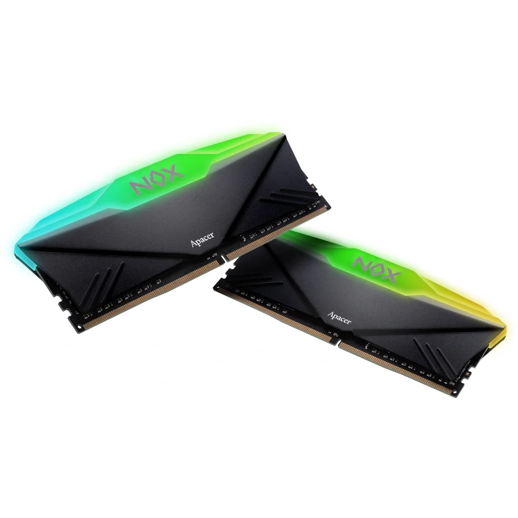 Модуль памяти DDR4 2x16GB/3200 Apacer NOX RGB Black (AH4U32G32C28YNBAA-2) UA