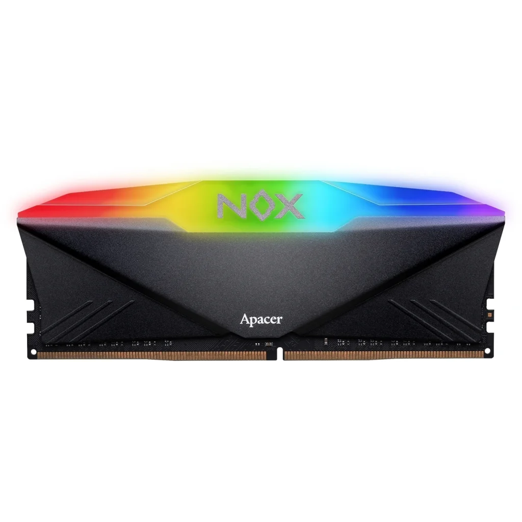 Модуль памяти DDR4 2x16GB/3200 Apacer NOX RGB Black (AH4U32G32C28YNBAA-2) UA