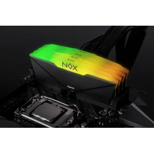 Модуль памяти DDR4 2x16GB/3200 Apacer NOX RGB Black (AH4U32G32C28YNBAA-2) UA