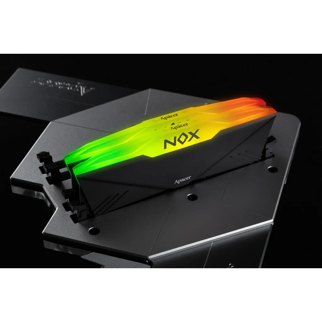 Модуль памяти DDR4 2x16GB/3200 Apacer NOX RGB Black (AH4U32G32C28YNBAA-2) UA