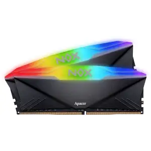 Оперативна пам'ять DDR4 2x16GB/3600 Apacer NOX RGB Black (AH4U32G36C25YNBAA-2) UA