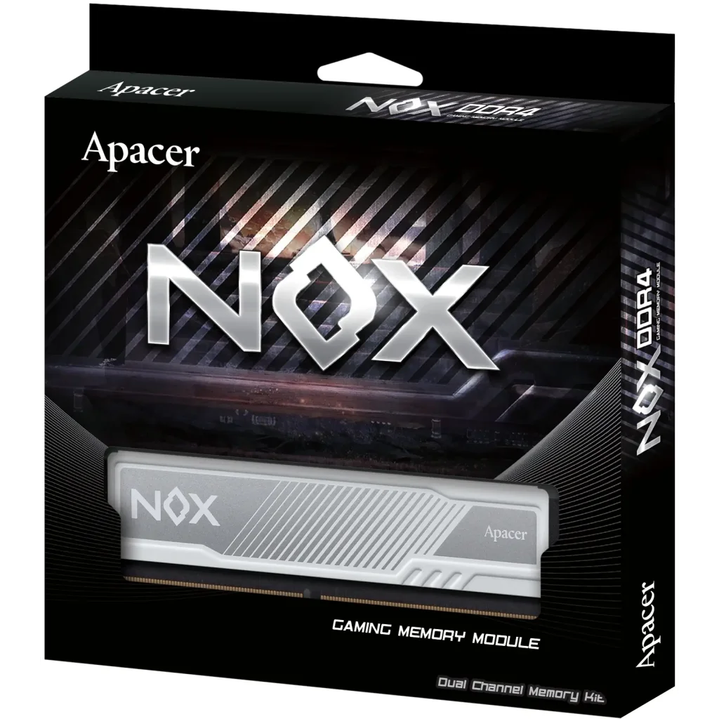 Модуль памяти DDR4 2x8GB/3600 Apacer NOX White (AH4U16G36C25YMWAA-2) UA