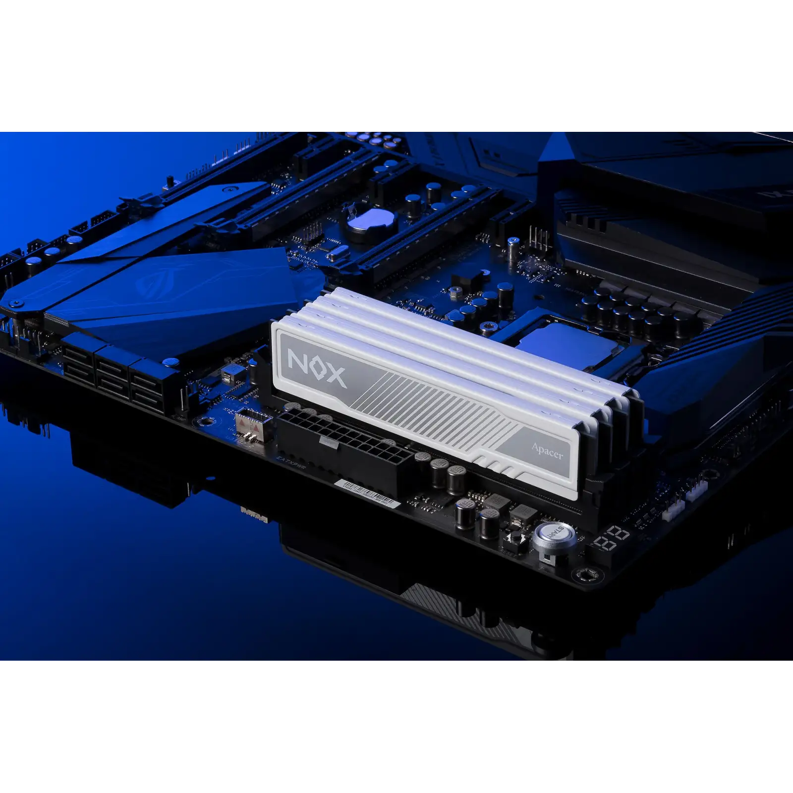 Оперативна пам'ять DDR4 8GB/2666 Apacer NOX White (AH4U08G26C08YMWAA-1) UA