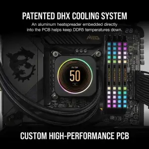 Оперативна пам'ять DDR5 2x32GB/6000 Corsair Dominator Platinum RGB Black (CMT64GX5M2B6000C30) UA