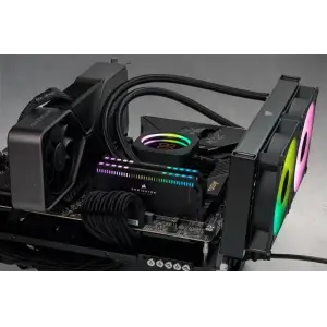 Оперативна пам'ять DDR5 2x32GB/6000 Corsair Dominator Platinum RGB Black (CMT64GX5M2B6000C30) UA