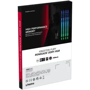 Оперативна пам'ять DDR4 8GB/3200 Kingston Fury Renegade RGB (KF432C16RBA/8) UA