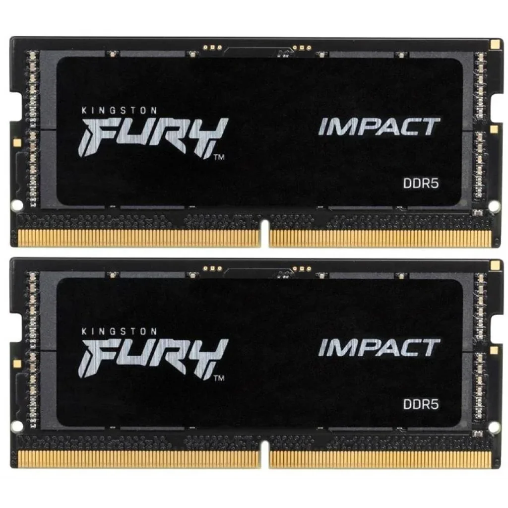 Модуль пам'яті SO-DIMM 2x32GB/5600 DDR5 Kingston Fury Impact (KF556S40IBK2-64) UA