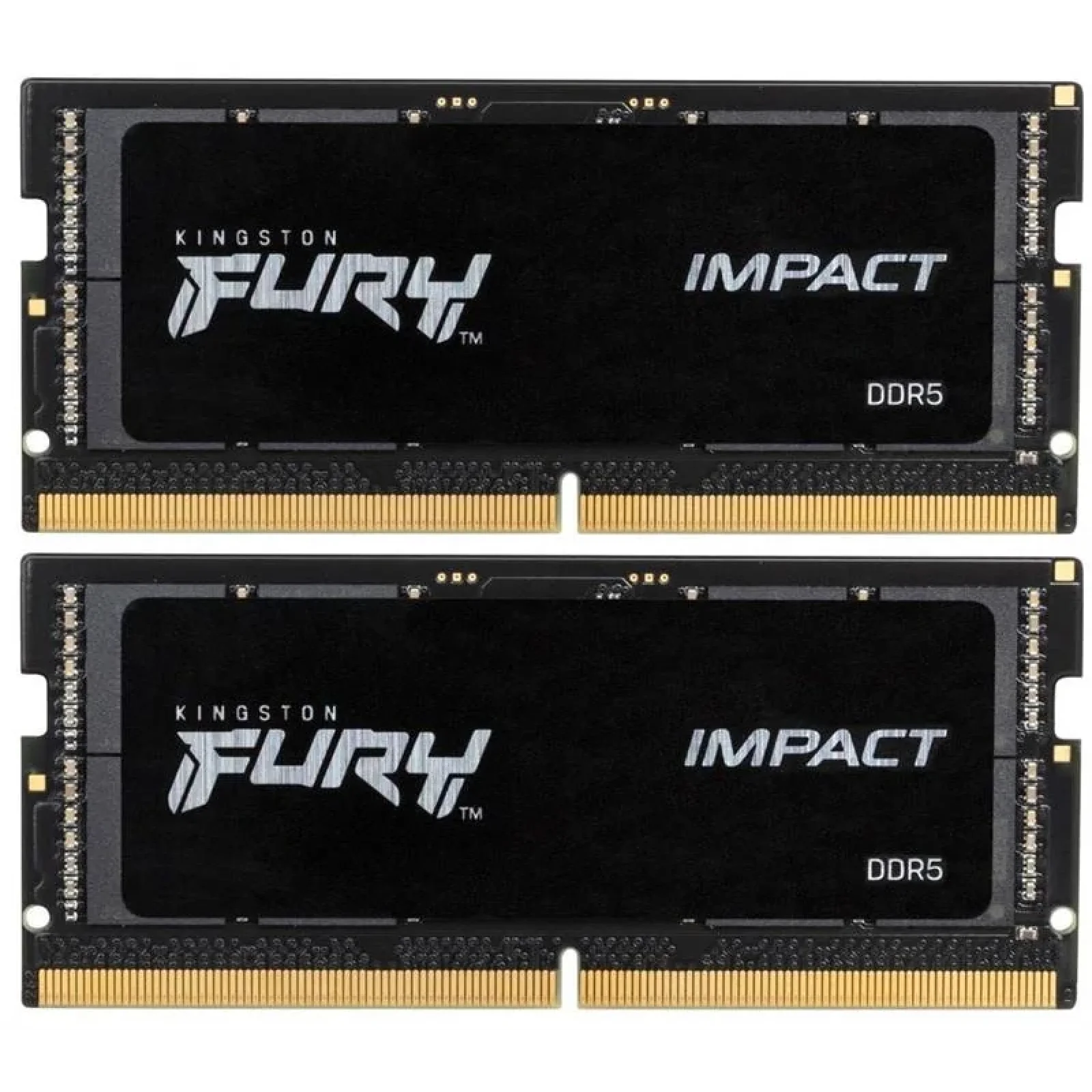 Модуль пам'яті SO-DIMM 2x32GB/5600 DDR5 Kingston Fury Impact (KF556S40IBK2-64) UA