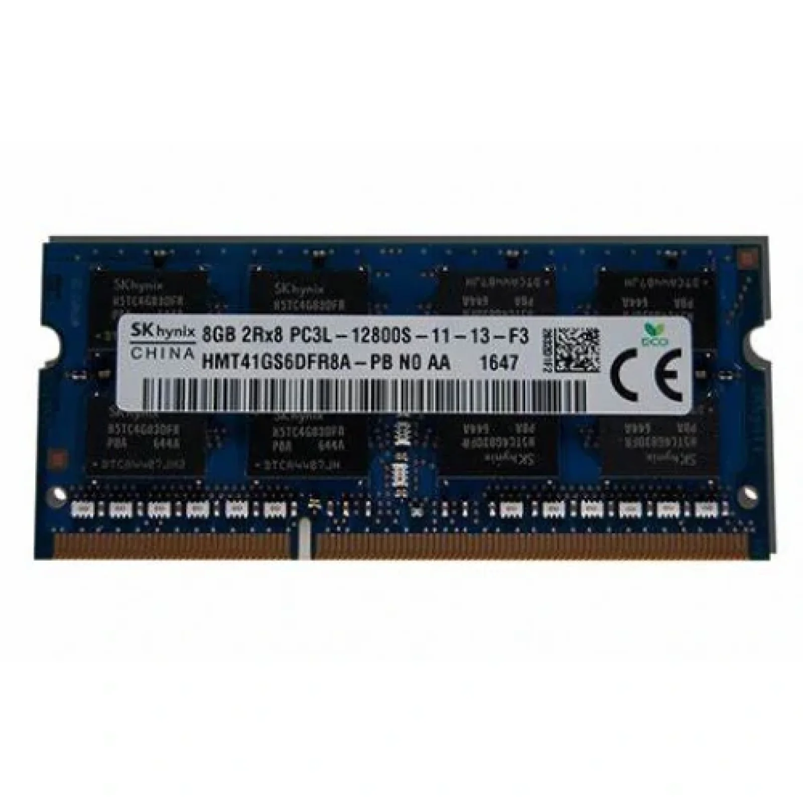 Оперативна пам'ять SO-DIMM 8GB/1600 DDR3 Hynix (HMT41GS6DFR8A-PB) UA