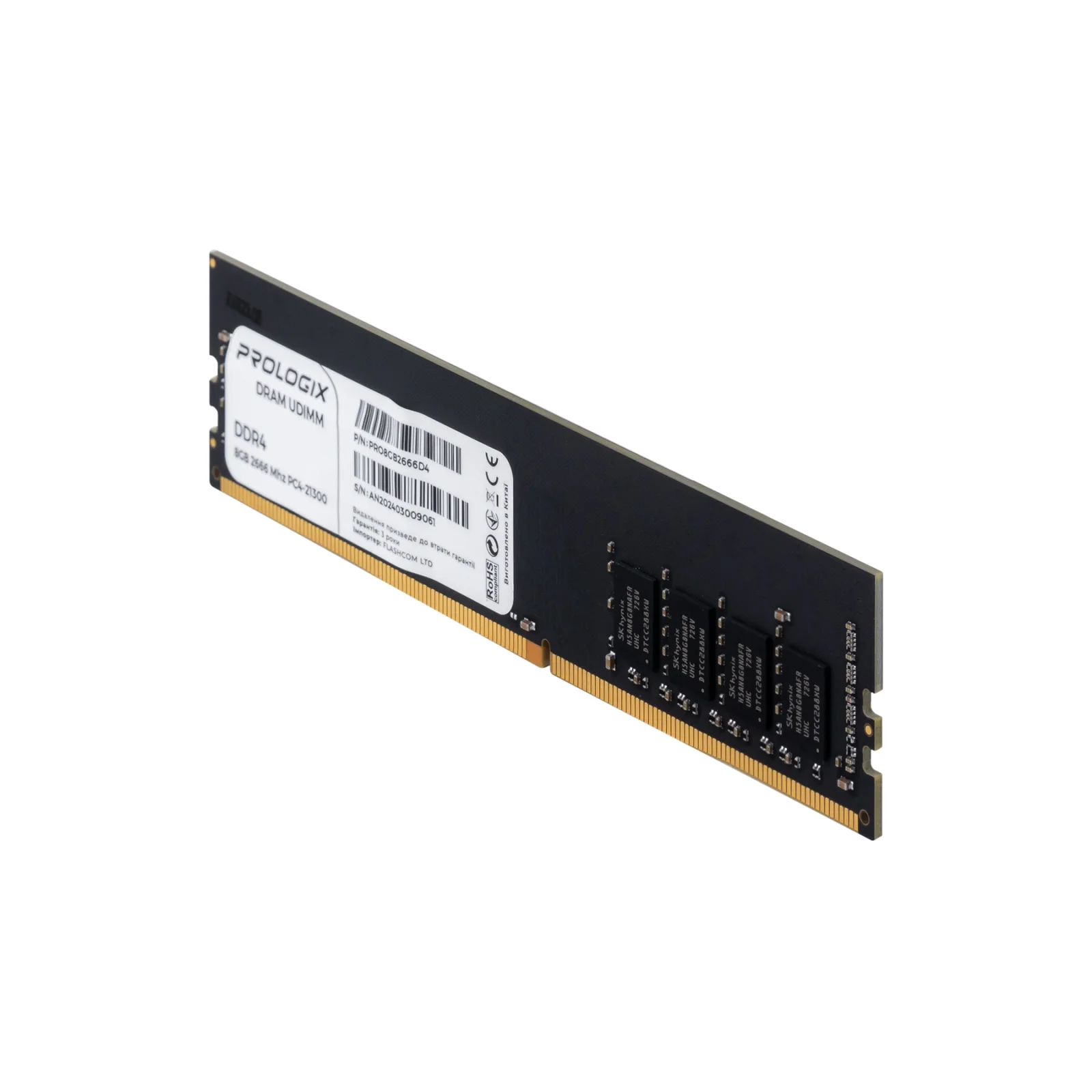 Оперативная память DDR4 8GB/2666 Prologix (PRO8GB2666D4) UA