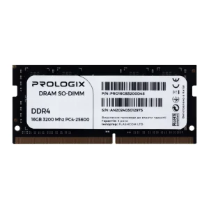 Модуль памяти SO-DIMM 16GB/3200 DDR4 Prologix (PRO16GB3200D4S) UA