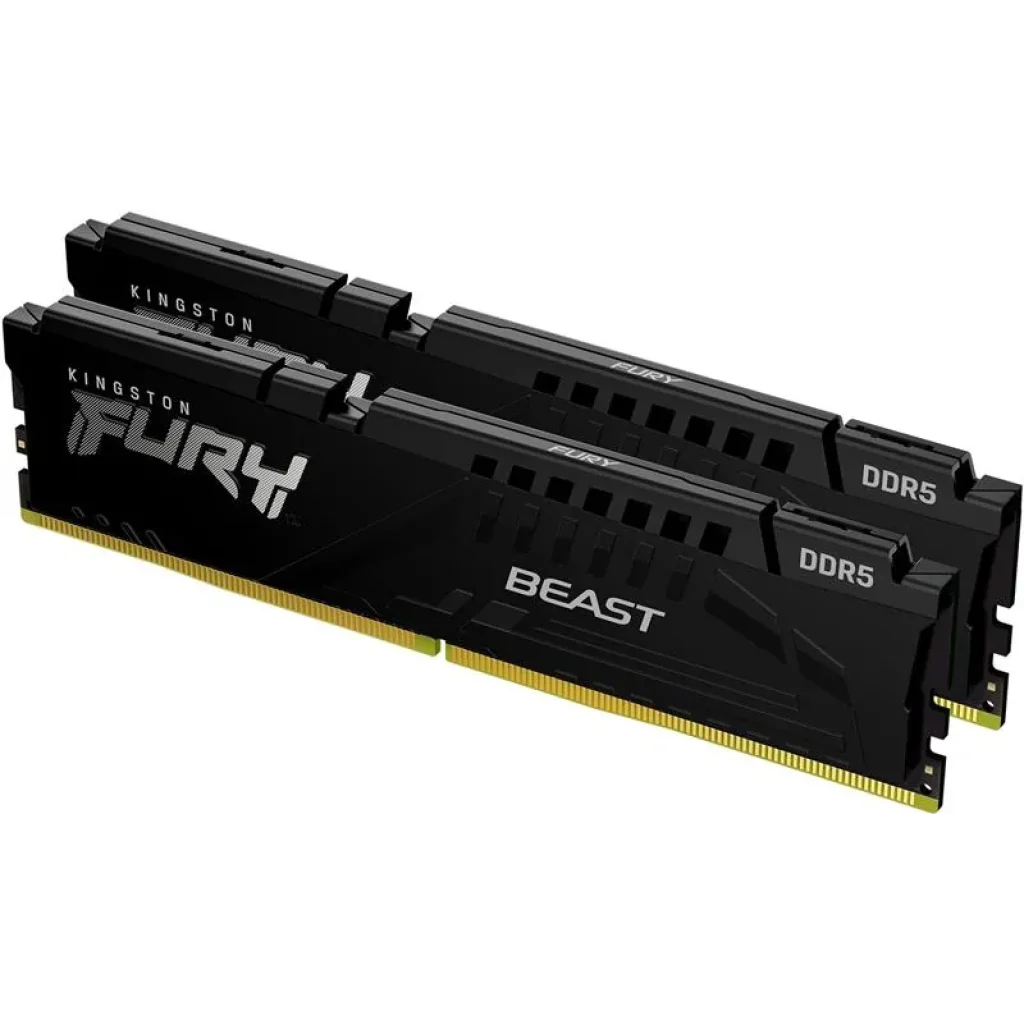 Модуль памяти DDR5 2x16GB/6000 Kingston Fury Beast Black (KF560C36BBE2K2-32) UA