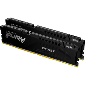 Модуль памяти DDR5 2x16GB/6000 Kingston Fury Beast Black (KF560C36BBE2K2-32) UA