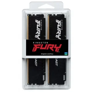 Модуль памяти DDR5 2x16GB/6000 Kingston Fury Beast Black (KF560C36BBE2K2-32) UA