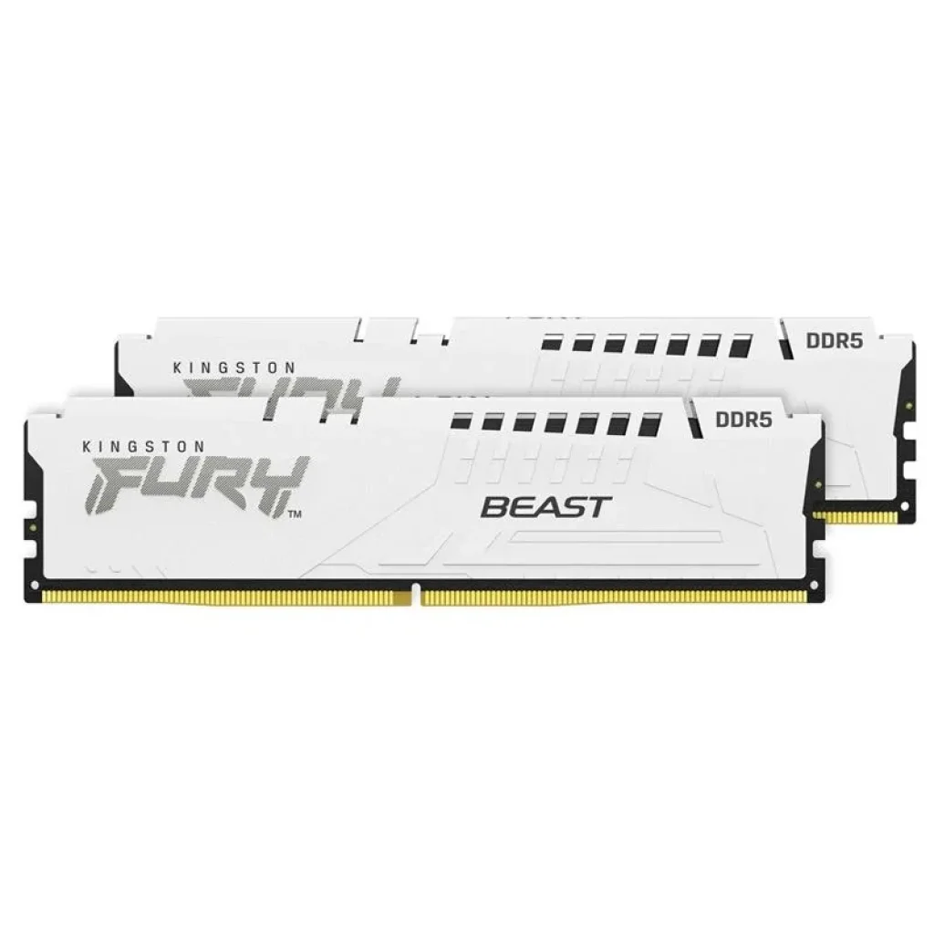 Модуль памяти DDR5 2х16GB/5600 Kingston Fury Beast White RGB (KF556C36BWEK2-32) UA