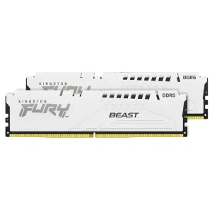 Модуль памяти DDR5 2х16GB/5600 Kingston Fury Beast White RGB (KF556C36BWEK2-32) UA