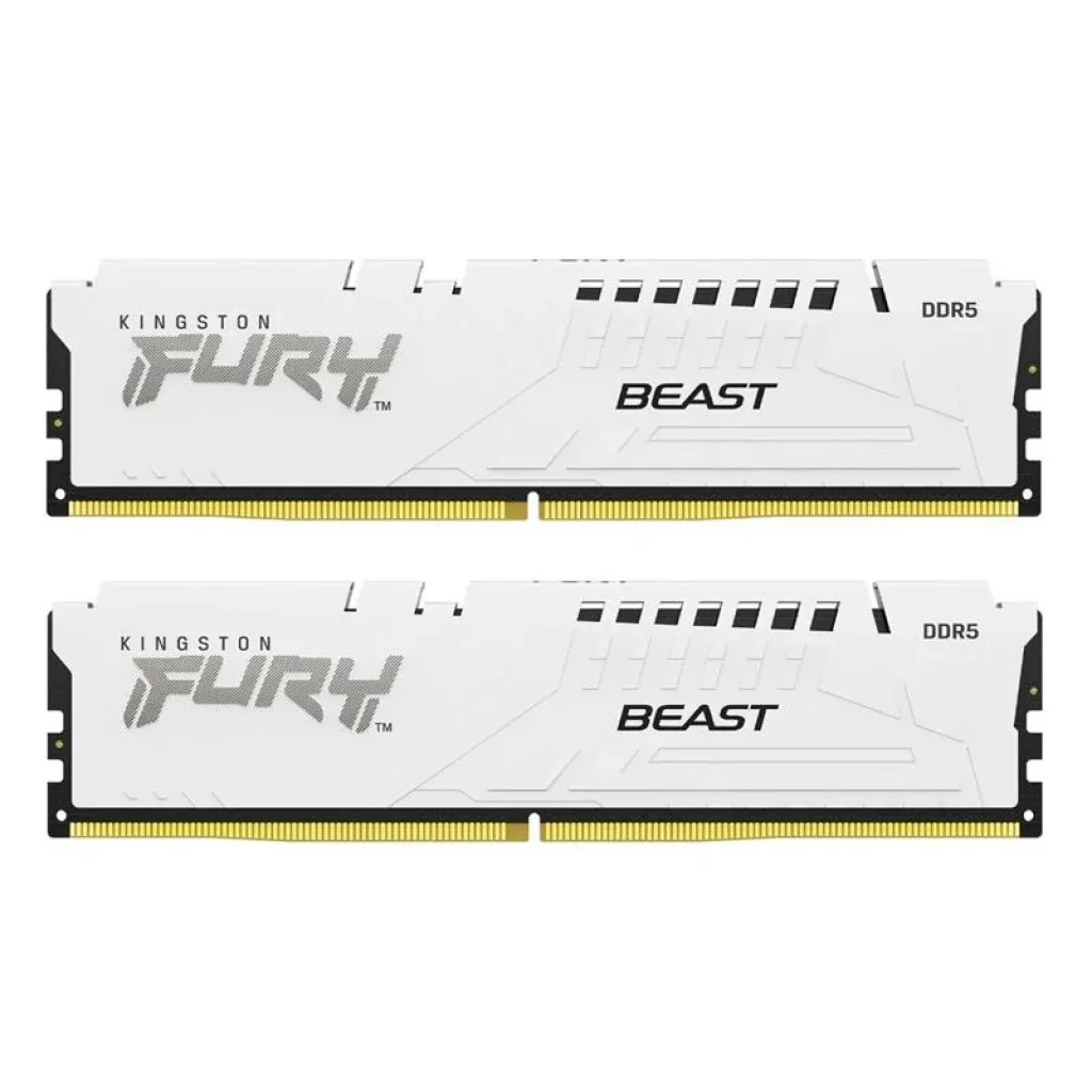 Модуль памяти DDR5 2х16GB/5600 Kingston Fury Beast White RGB (KF556C36BWEK2-32) UA