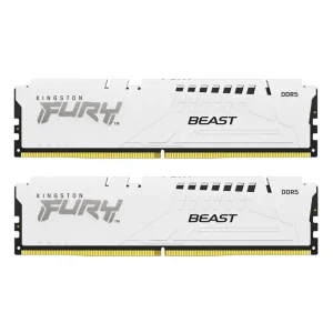 Модуль памяти DDR5 2х16GB/5600 Kingston Fury Beast White RGB (KF556C36BWEK2-32) UA
