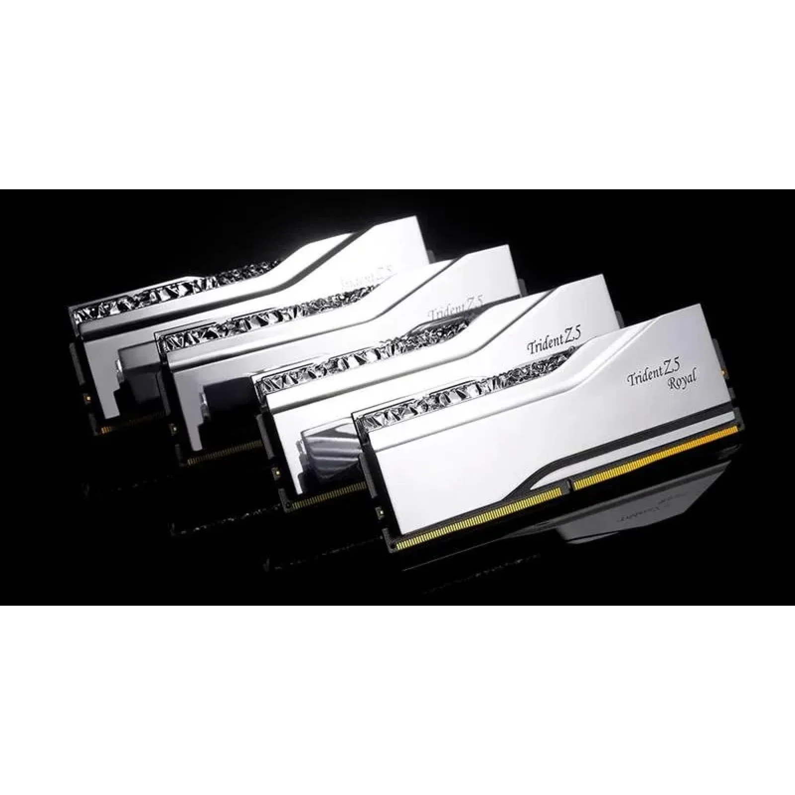 Модуль пам'яті DDR5 2x32GB/6400 G.Skill Trident Z5 Royal Silver (F5-6400J3239G32GX2-TR5S) UA