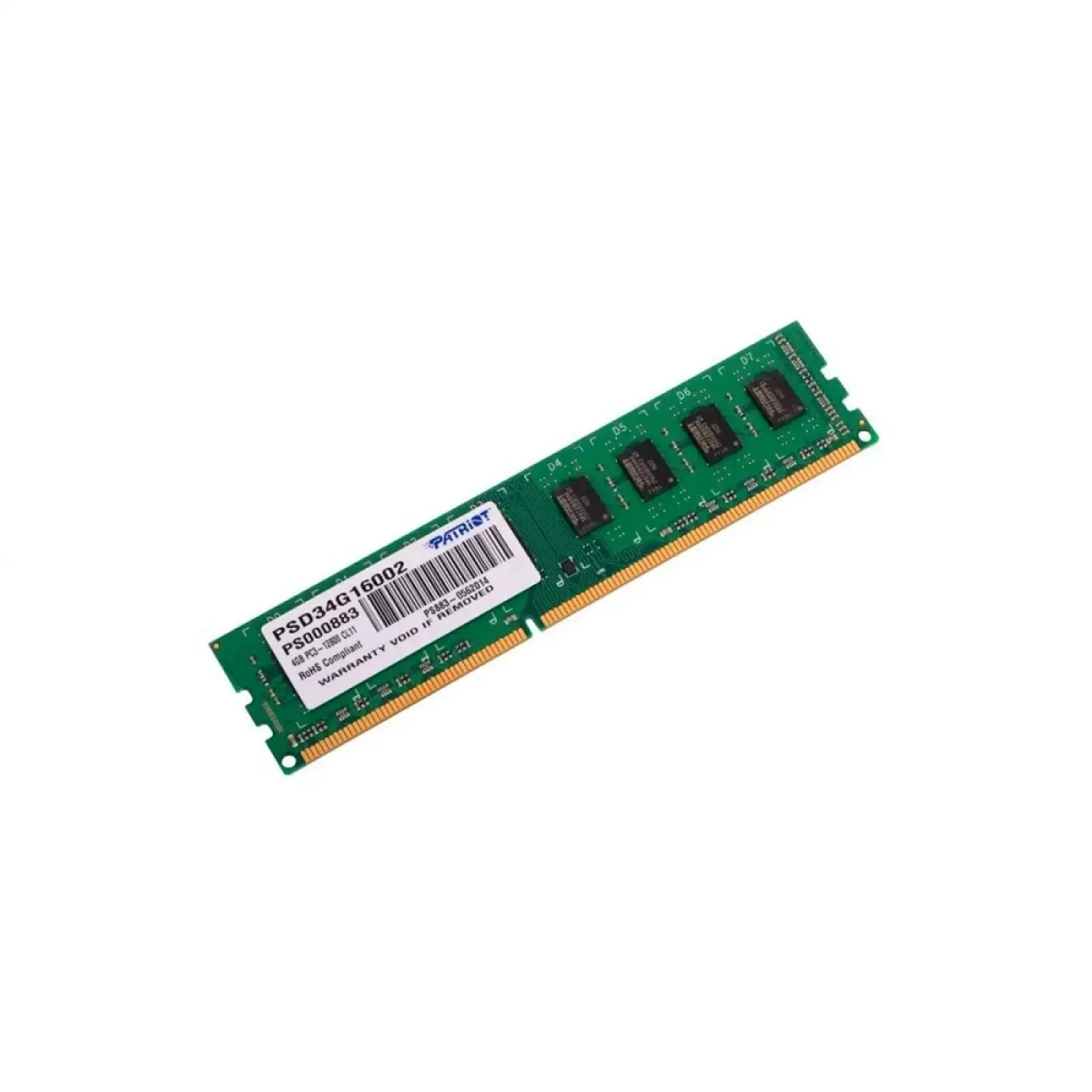 Оперативна пам'ять DDR3 4GB/1600 Patriot Signature Line (PSD34G16002) UA