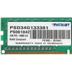 Оперативна пам'ять DDR3 4GB/1333 Patriot Signature Line (PSD34G133381) UA