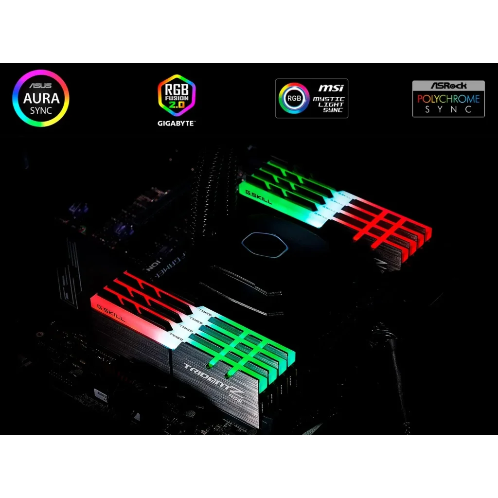 Модуль пам'яті DDR4 2x16GB/3600 G.Skill Trident Z RGB (F4-3600C18D-32GTZR) UA