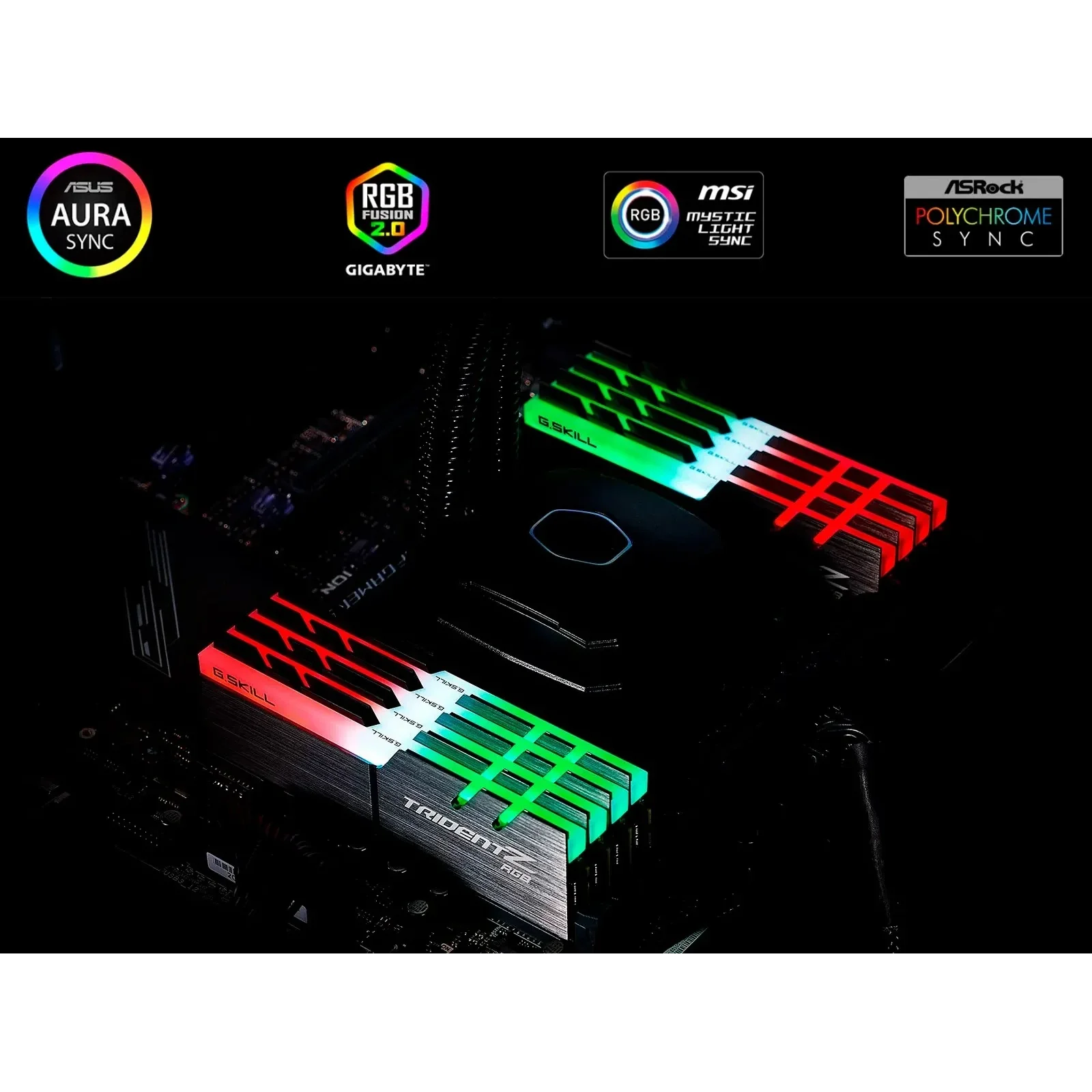 Модуль памяти DDR4 2x16GB/3600 G.Skill Trident Z RGB (F4-3600C18D-32GTZR) UA