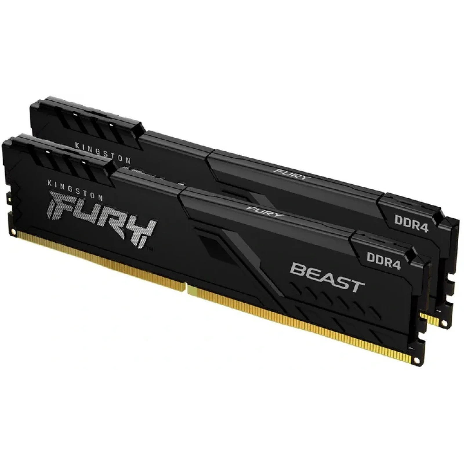 Модуль пам'яті DDR4 2x16GB/3200 Kingston Fury Beast Black (KF432C16BB1K2/32) UA