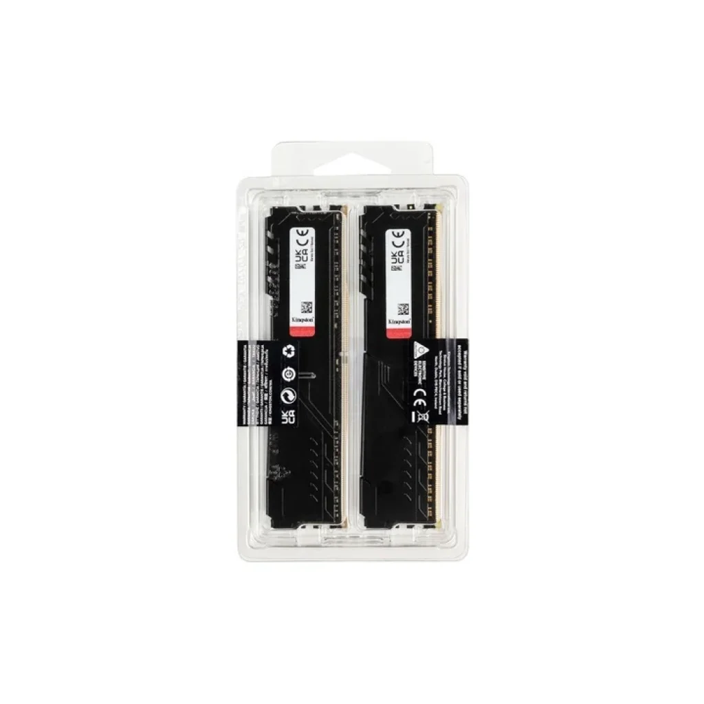 Модуль памяти DDR4 2x16GB/3200 Kingston Fury Beast Black (KF432C16BB1K2/32) UA