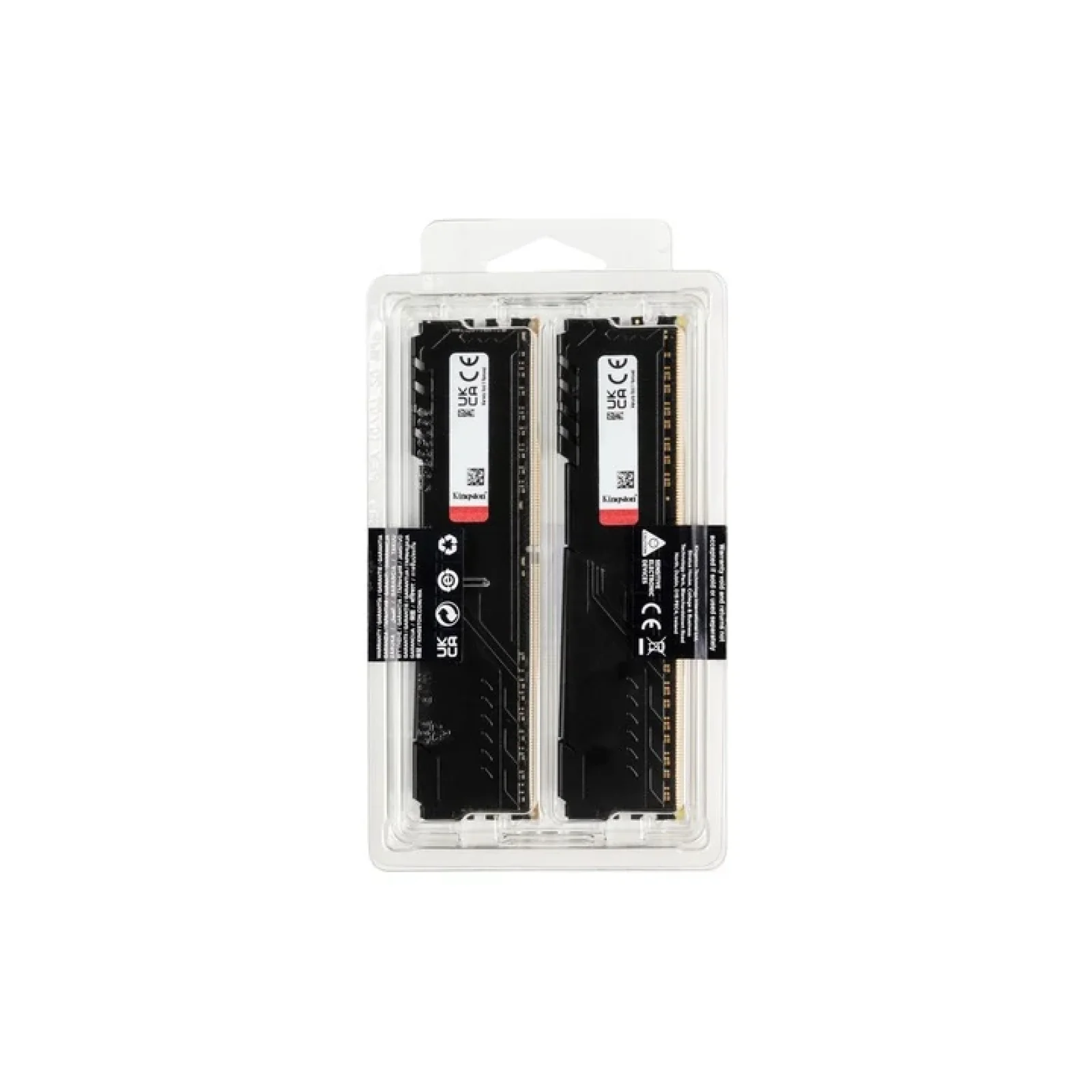 Модуль пам'яті DDR4 2x16GB/3200 Kingston Fury Beast Black (KF432C16BB1K2/32) UA